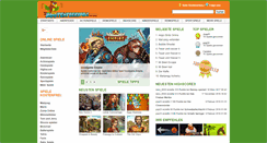 Desktop Screenshot of kostenfreiespiele.com